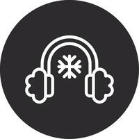 Earmuff Inverted Icon vector