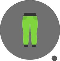 Jeggings Flat Shadow Icon vector