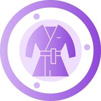 Kimono Glyph Gradient Icon vector