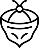 Bandana Line Icon vector