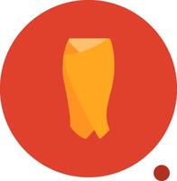 Sarong Flat Shadow Icon vector