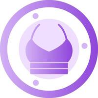 Bandeau Glyph Gradient Icon vector