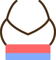 Bandeau Color Filled Icon vector
