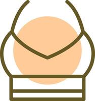 Bandeau Linear Circle Icon vector