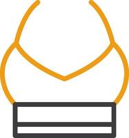 Bandeau Line Circle Icon vector