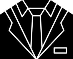 Tuxedo Glyph Icon vector