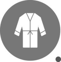 Tunic Glyph Shadow Icon vector
