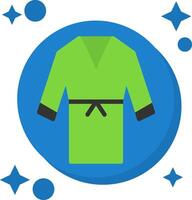 Tunic Tailed Color Icon vector