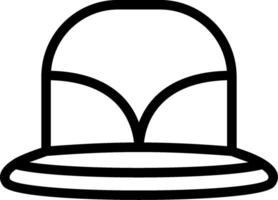 Safari Hat Line Icon vector