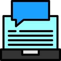 Swift Learn Line Filled Icon vector