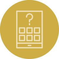 Quest Hub Line Multi color Icon vector