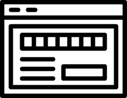 Ace Byte Line Icon vector