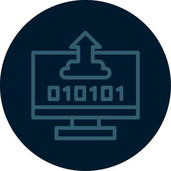 Byte Boost Line Multi color Icon vector