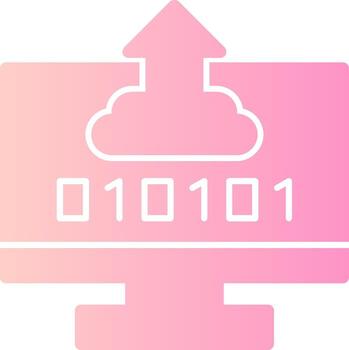 Byte Boost Solid Multi Gradient Icon vector