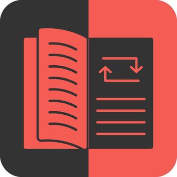 Study Sync Red Inverse Icon vector