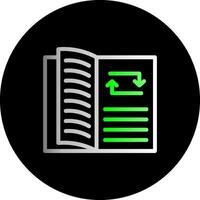 Study Sync Dual Gradient Circle Icon vector