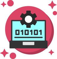 Swift Skill Tailed Color Icon vector