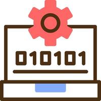 Swift Skill Color Filled Icon vector