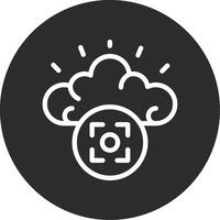 Snap Smart Inverted Icon vector