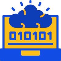 Swift Mind Flat Two Color Icon vector