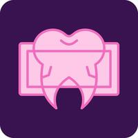 dental X rayo vector icono