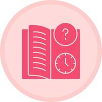 Quiz Flex Multicolor Circle Icon vector