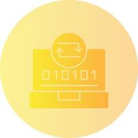 Swift Sync Gradient Circle Icon vector