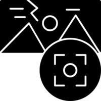 Snap Craze Glyph Icon vector