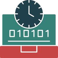 Swift Flex Glyph Two Color Icon vector