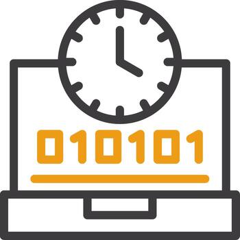 Swift Flex Line Circle Icon vector