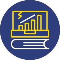 Ace Craze Dual Line Circle Icon vector