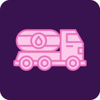 Oil Truck Vector Icon