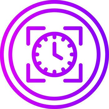 chasquido flexionar lineal degradado icono vector