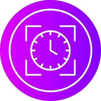 chasquido flexionar sólido multi degradado icono vector