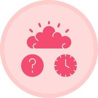 Quiz Flex IQ Multicolor Circle Icon vector