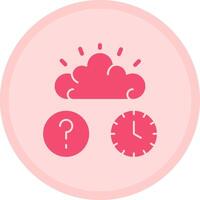 Quiz Flex IQ Multicolor Circle Icon vector