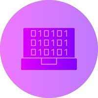 Swift Rush Gradient Circle Icon vector