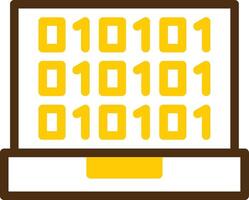 Swift Rush Yellow Lieanr Circle Icon vector