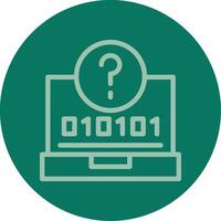 Quiz Swift Line Multi color Icon vector