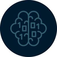 Mind Rush Line Multi color Icon vector