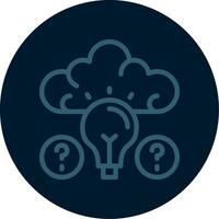 Quiz Wiz IQ Line Multi color Icon vector