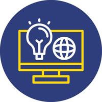 Swift Wiz Dual Line Circle Icon vector
