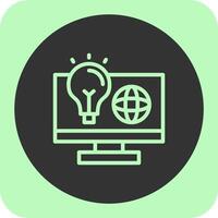 Swift Wiz Linear Round Icon vector