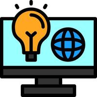 Swift Wiz Line Filled Icon vector
