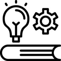 Edu Wiz Line Icon vector