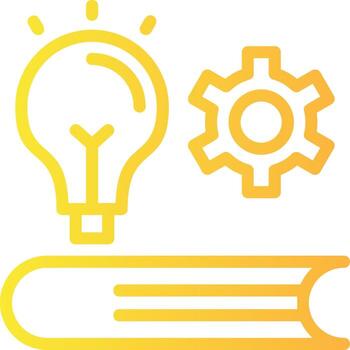 Edu Wiz Linear Gradient Icon vector