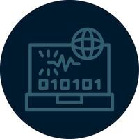 Swift Spark Line Multi color Icon vector