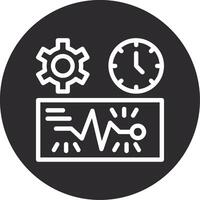Quick Spark Inverted Icon vector