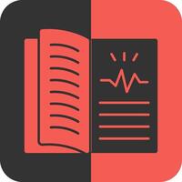 Edu Spark Red Inverse Icon vector