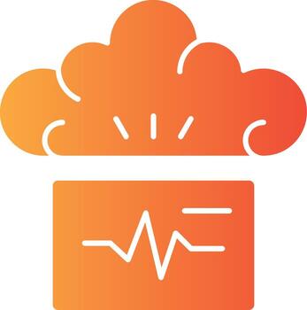 mente legumbres sólido multi degradado icono vector